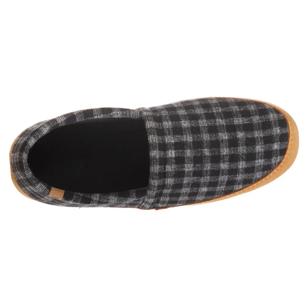 Acorn Moc-M Black Plaid Moccasin (Men's)