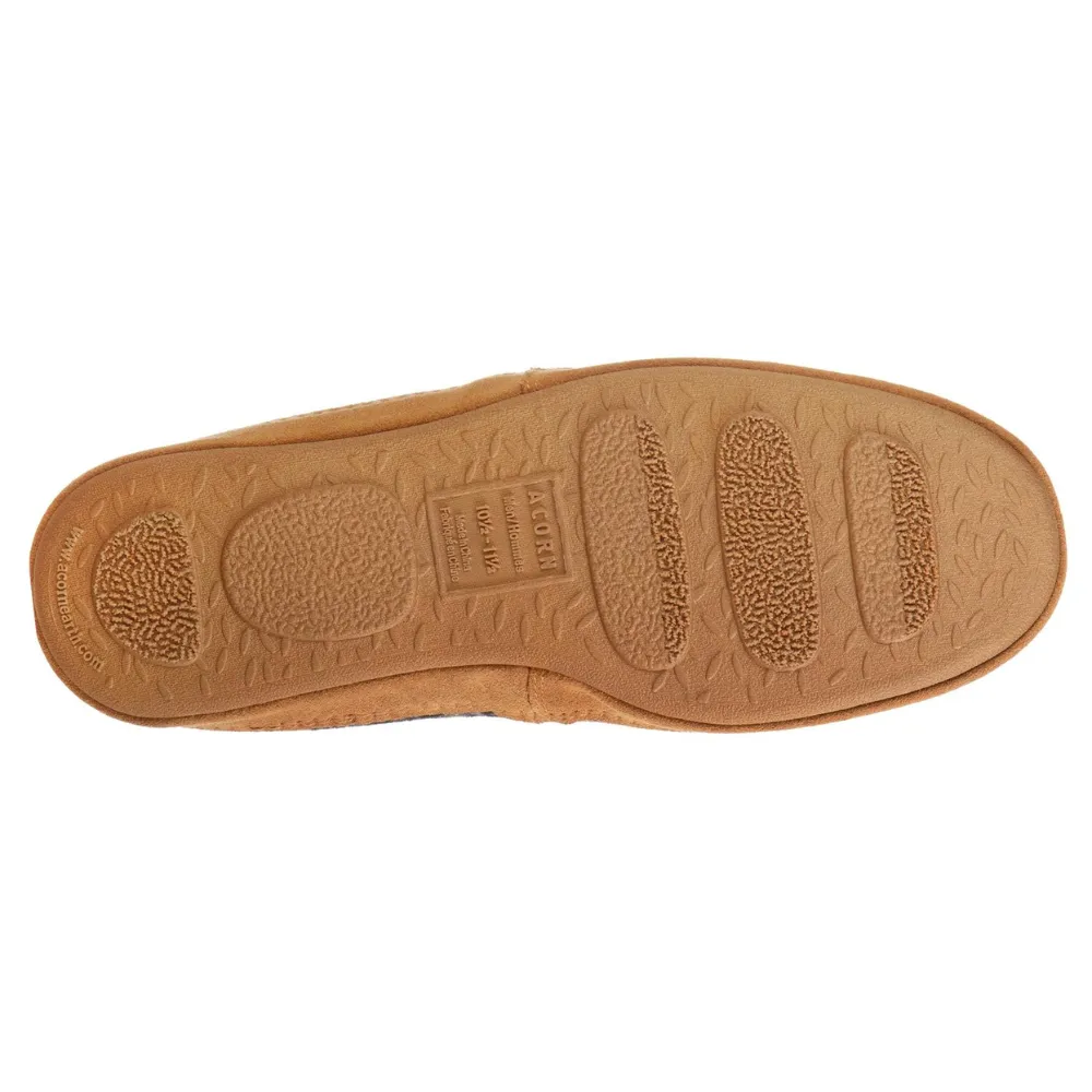 Acorn Moc-M Black Plaid Moccasin (Men's)