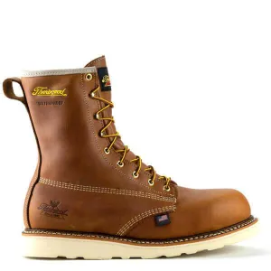 American Heritage Waterproof 8" Tobacco Comp Toe Maxwear Wedge