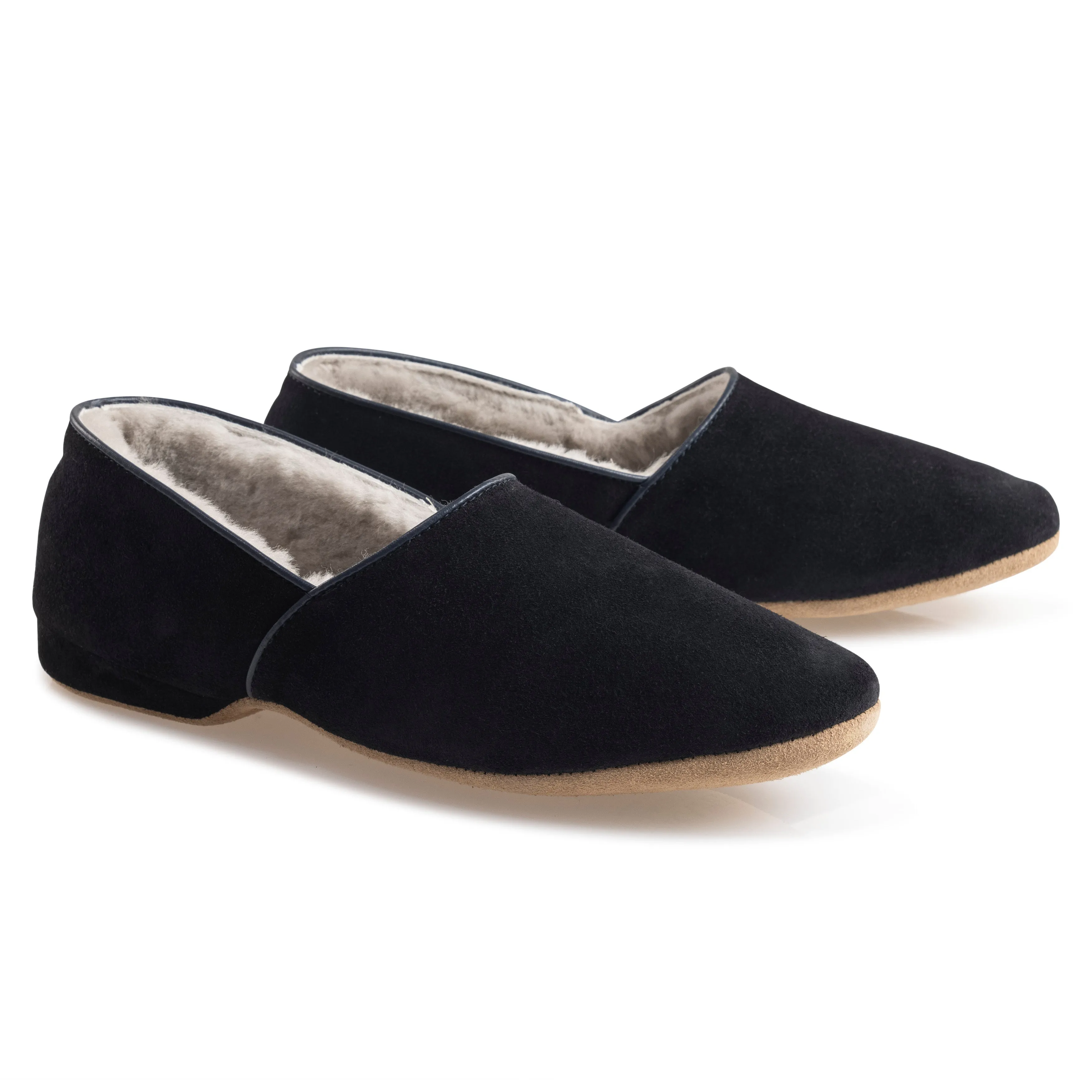 Anton Suede/Shearling Slipper