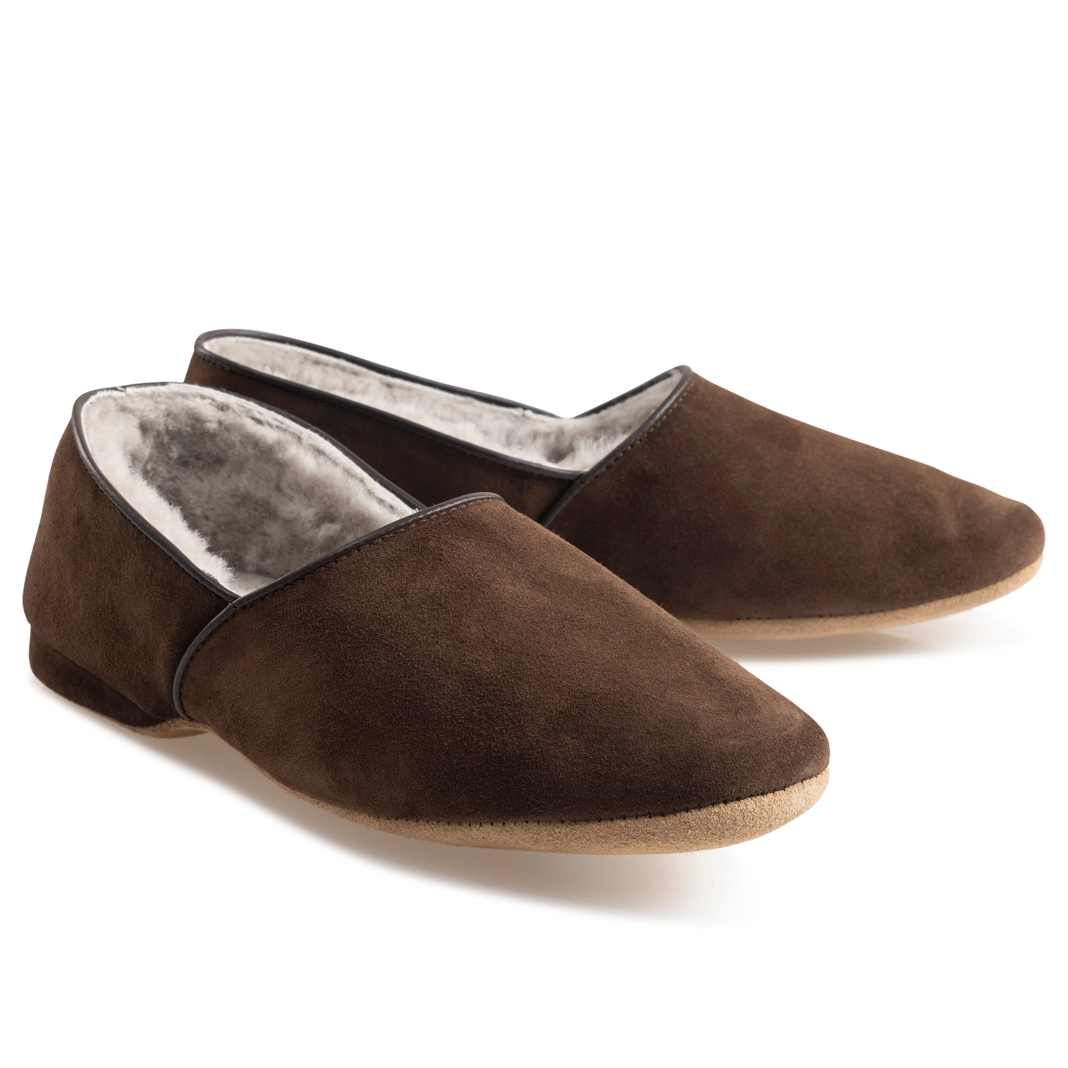Anton Suede/Shearling Slipper