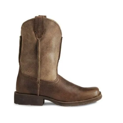 Ariat Childrens Earth Brown Rambler Western Boots 10007602
