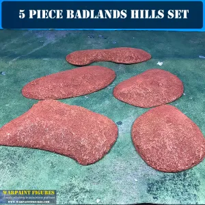 Badlands Desert Terrain Hill/Ridges Set #1