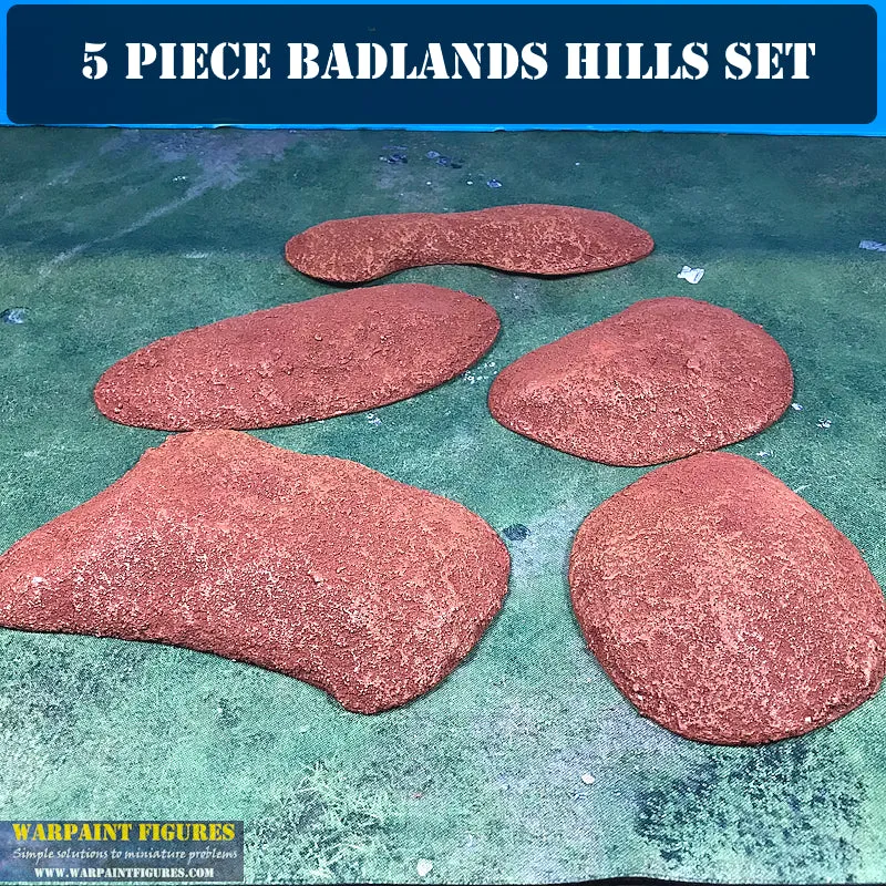 Badlands Desert Terrain Hill/Ridges Set #1