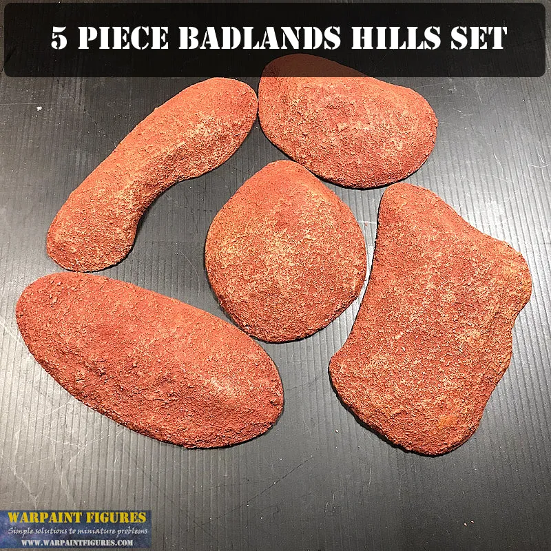 Badlands Desert Terrain Hill/Ridges Set #1