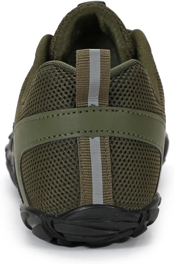 Barefoot Water Shoes Mens Trail Runner Wide Toe Box Hiking Shoes Minimalist Zero Drop Sole Quick Dry Water Sports Sneakers