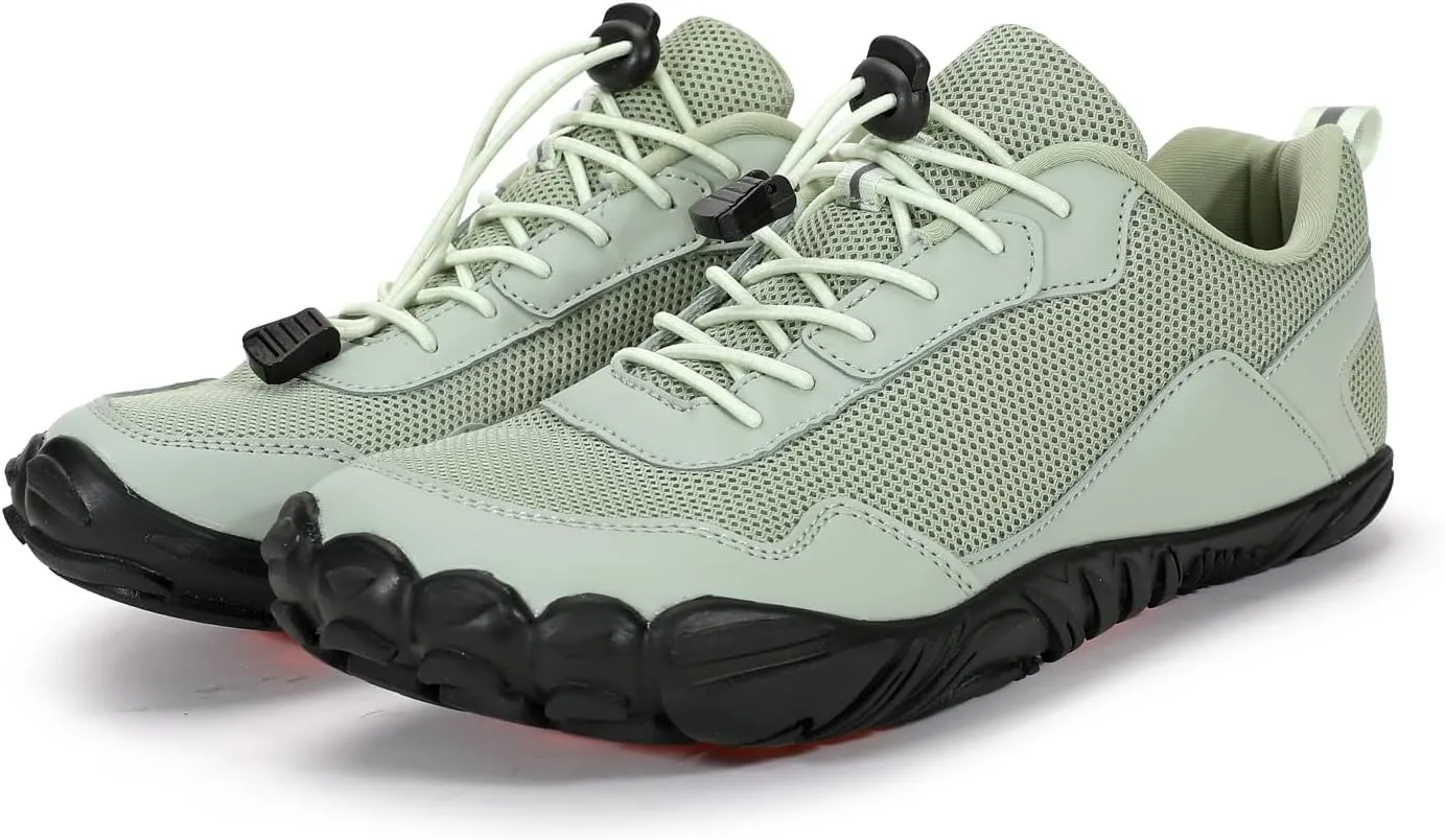Barefoot Water Shoes Mens Trail Runner Wide Toe Box Hiking Shoes Minimalist Zero Drop Sole Quick Dry Water Sports Sneakers