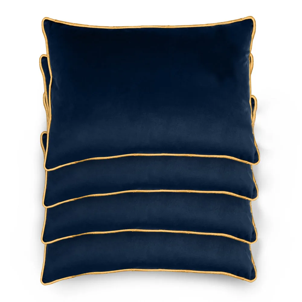 Cotton Home Velvet Cushion 45x30cm Pack of 4