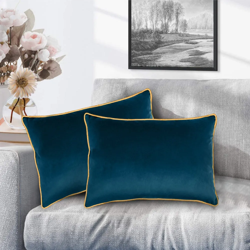 Cotton Home Velvet Cushion 45x30cm Pack of 4