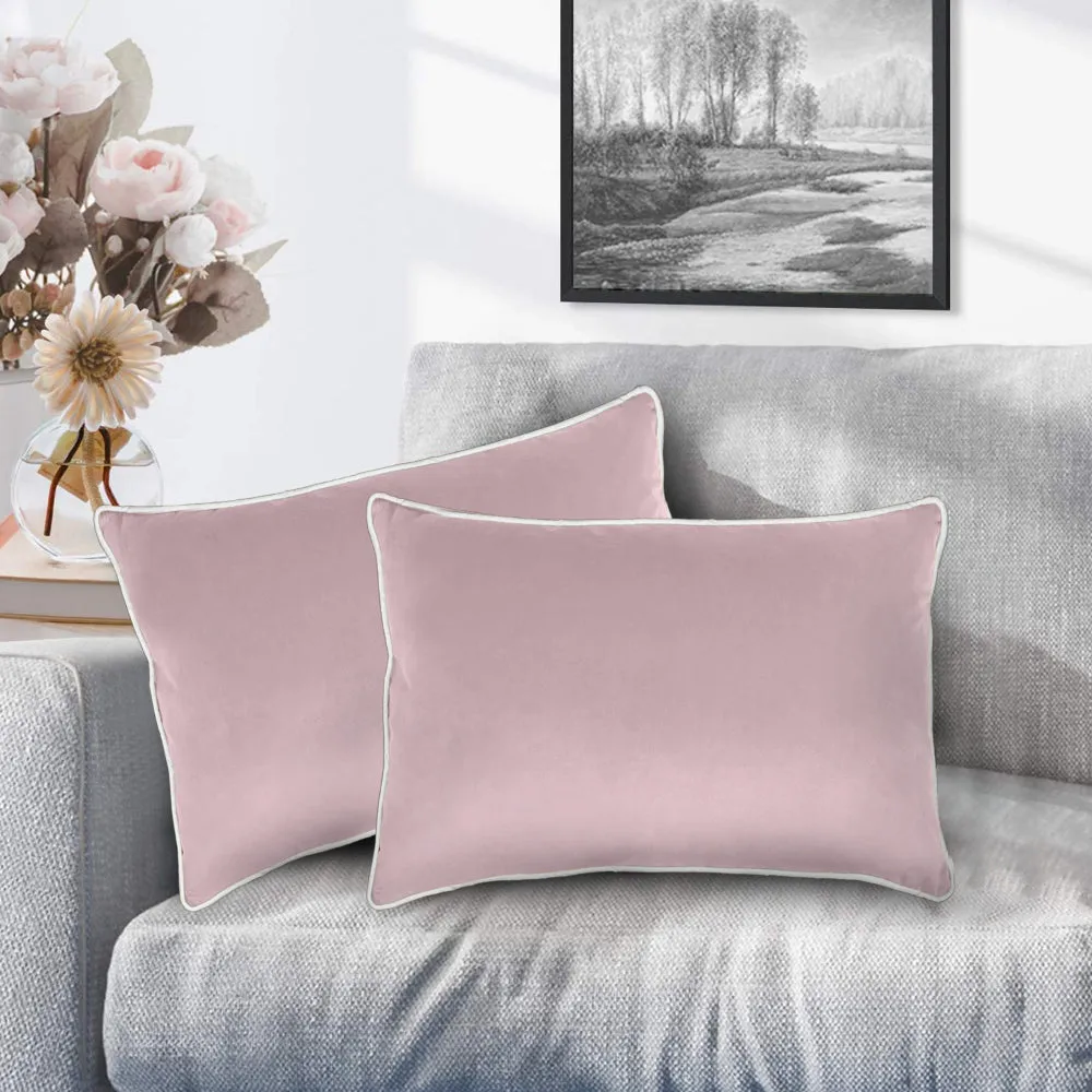 Cotton Home Velvet Cushion 45x30cm Pack of 4