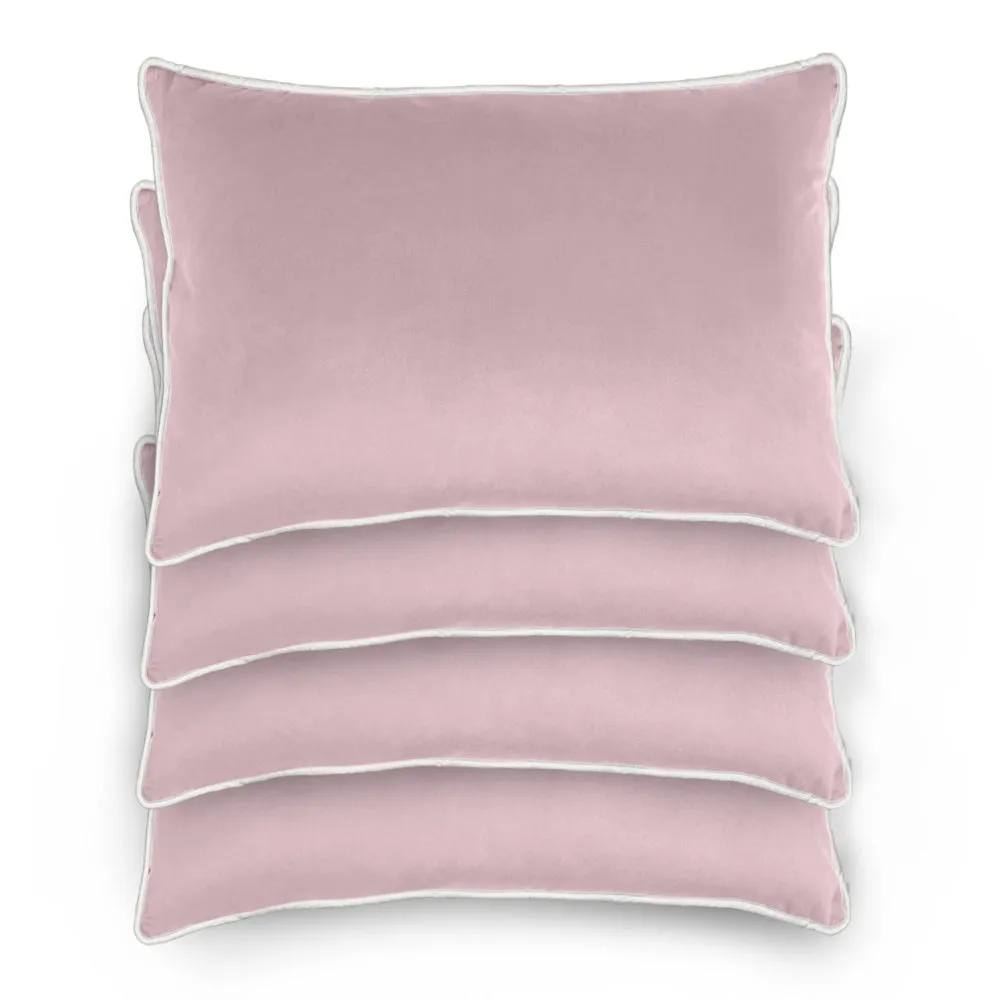 Cotton Home Velvet Cushion 45x30cm Pack of 4