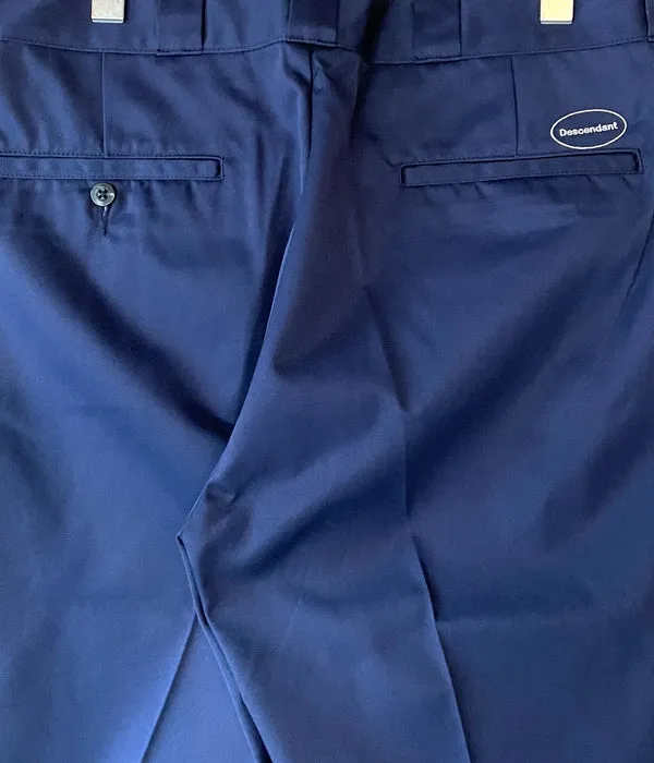DESCENDANT/DW-19 TC TWILL WORK TROUSERS ANTISTATIC (NAVY)