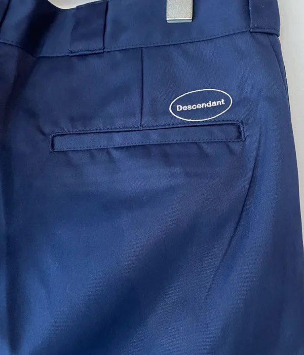 DESCENDANT/DW-19 TC TWILL WORK TROUSERS ANTISTATIC (NAVY)