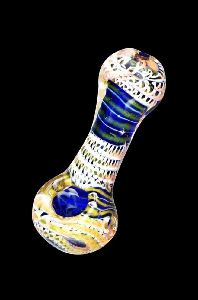 Glass Spoon Pipe - Desert At Night