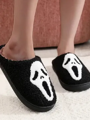 Halloween Ghost Fleece Slipper