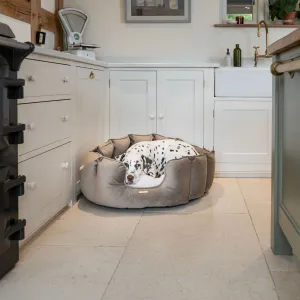 High Wall Bed in Clay Velvet by Lords & Labradors