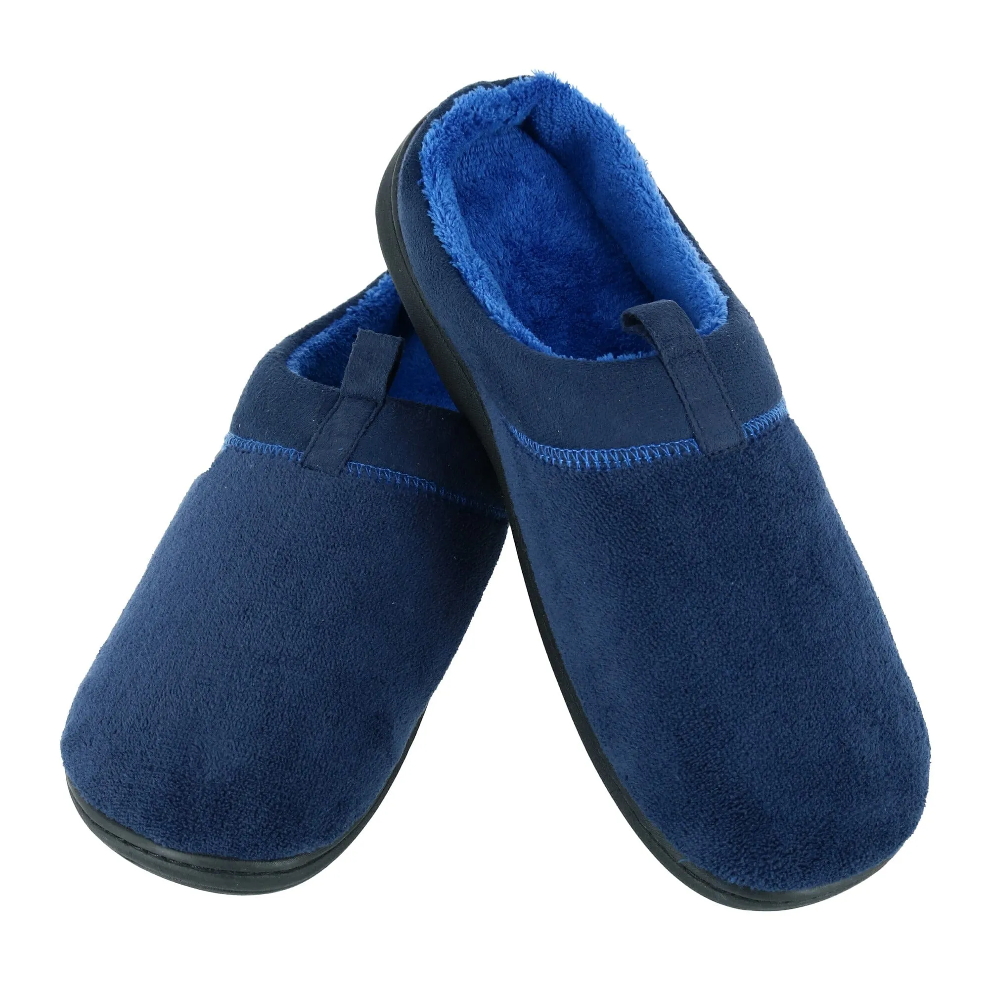 Isotoner Men's Microterry Jared Hoodback Slippers