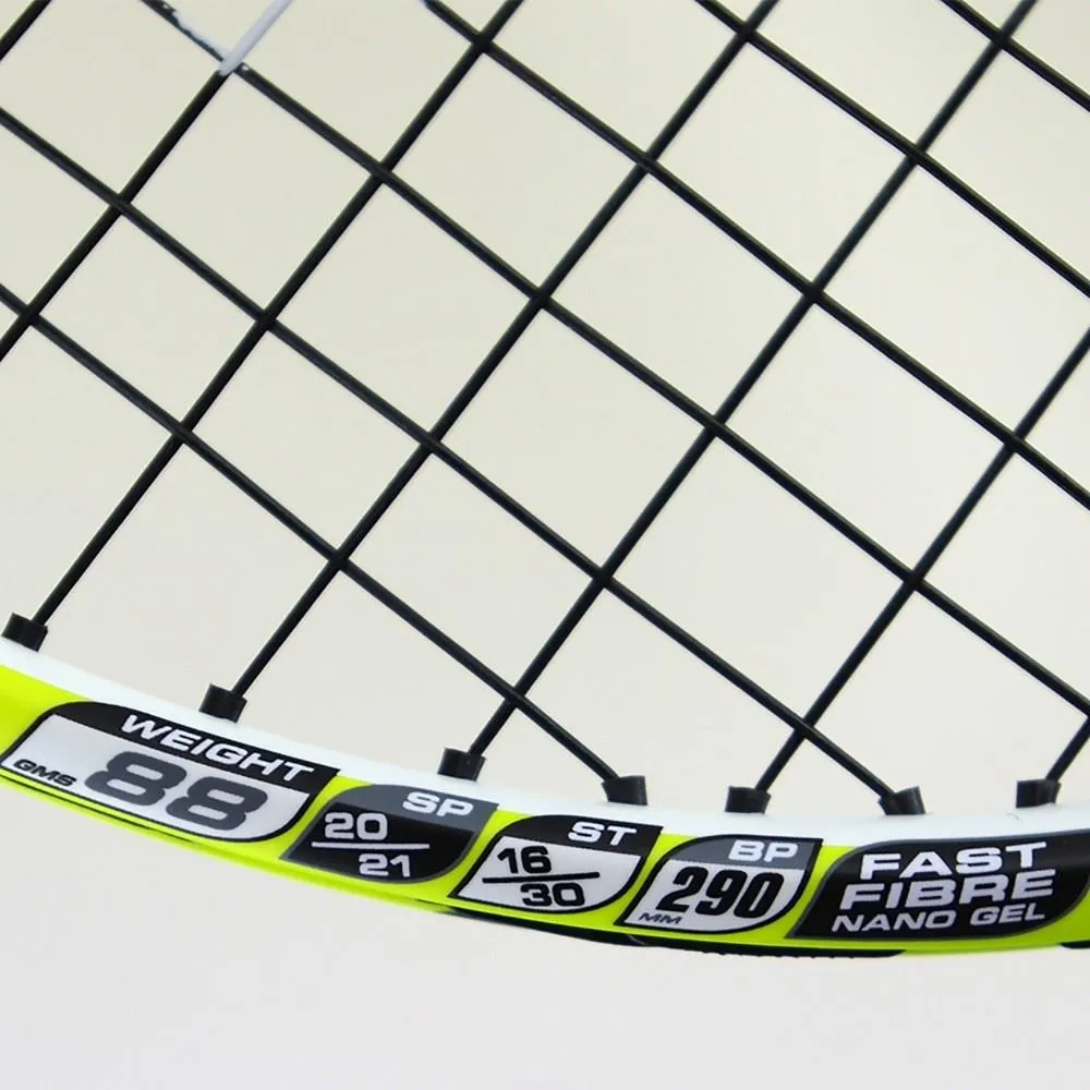 Karakal 88-290 Badminton Racket Pro Fast Fibre Graphite Power Nano Gel 88g
