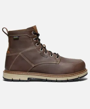 Keen Footwear San Jose Waterproof Aluminum Toe Work Boots - Bison/Black