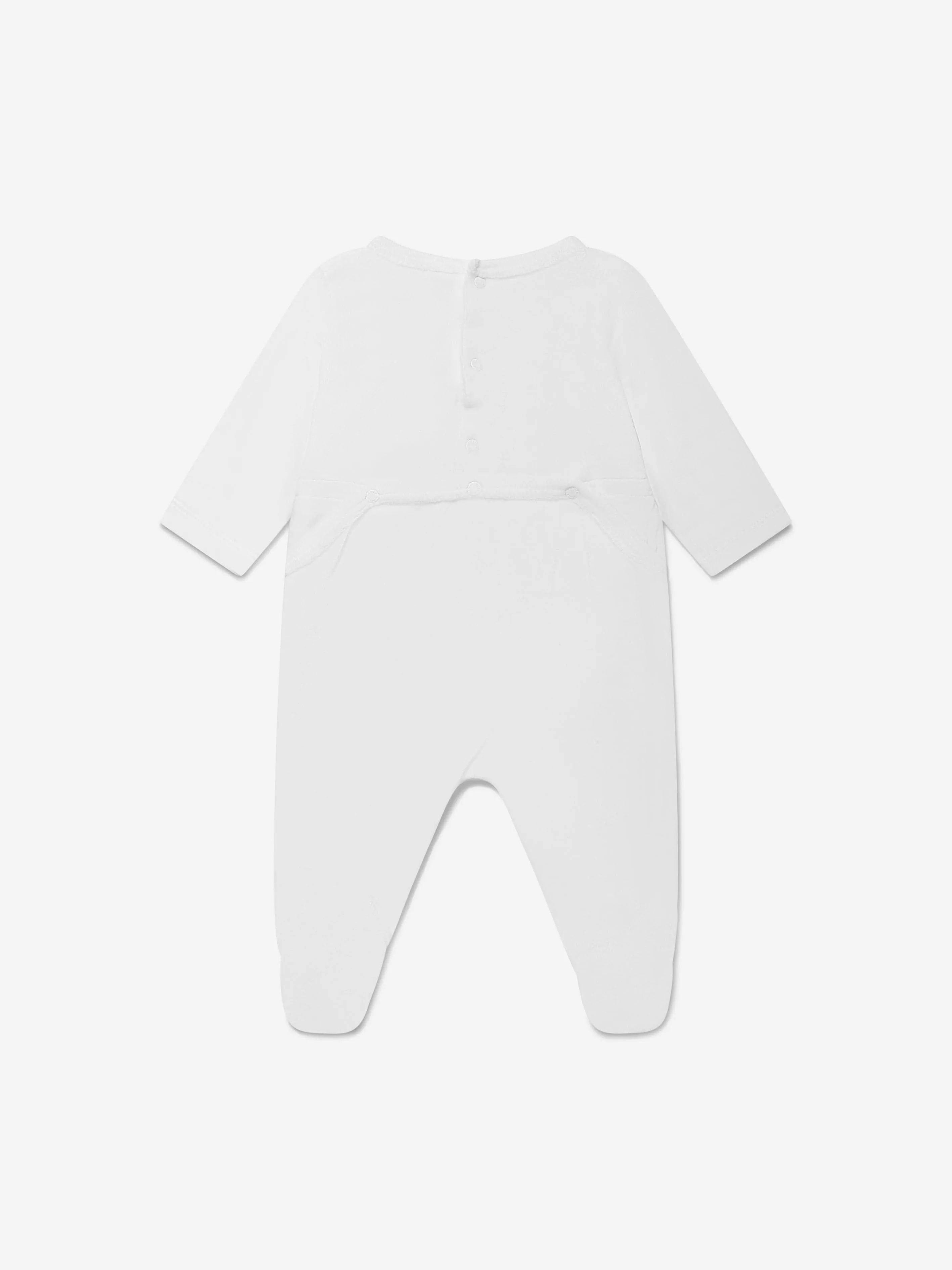 KENZO Baby Boys Organic Velvet Elephant Babygrow