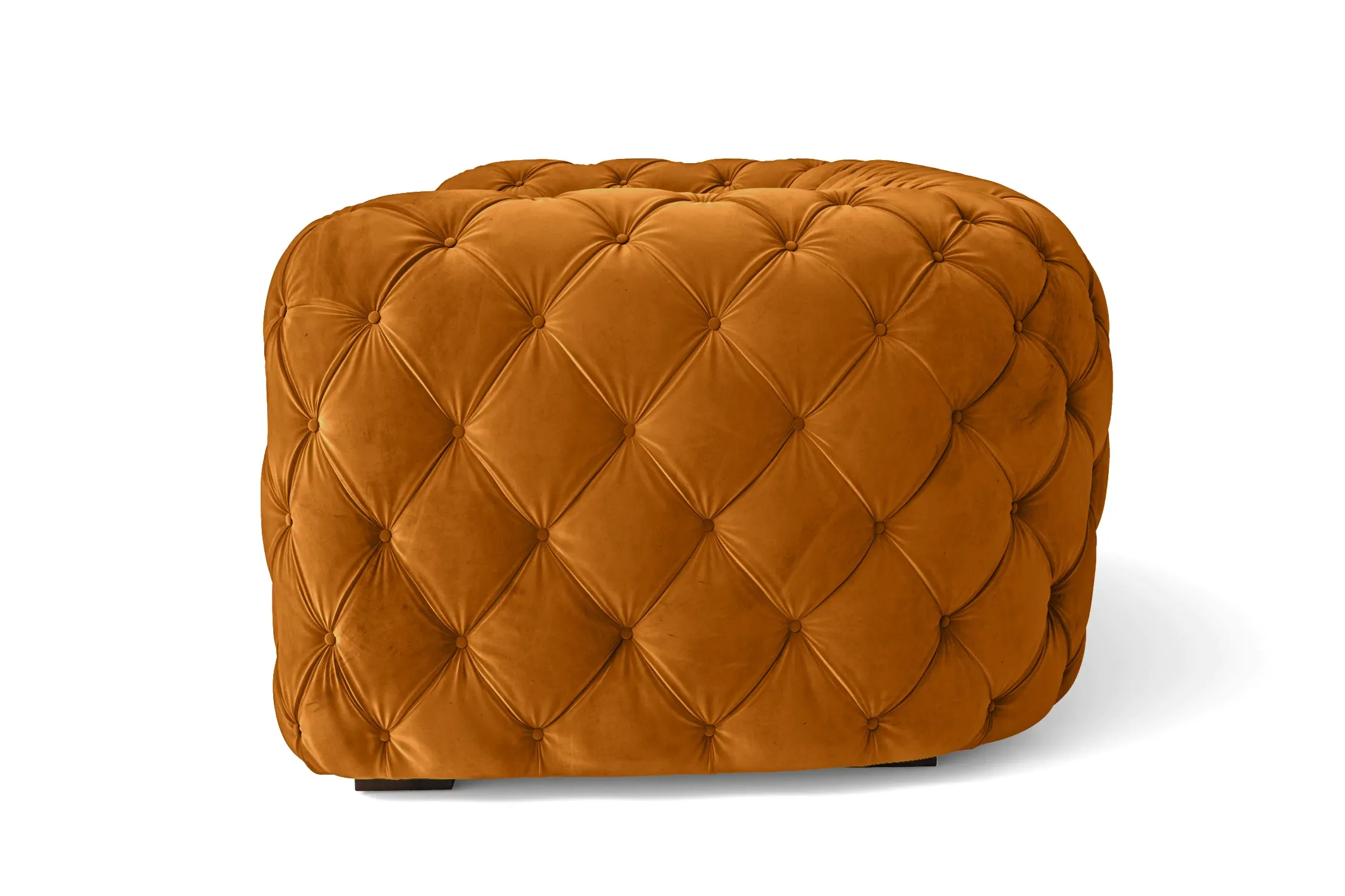 Lecce 3 Seater Sofa Gold Velvet
