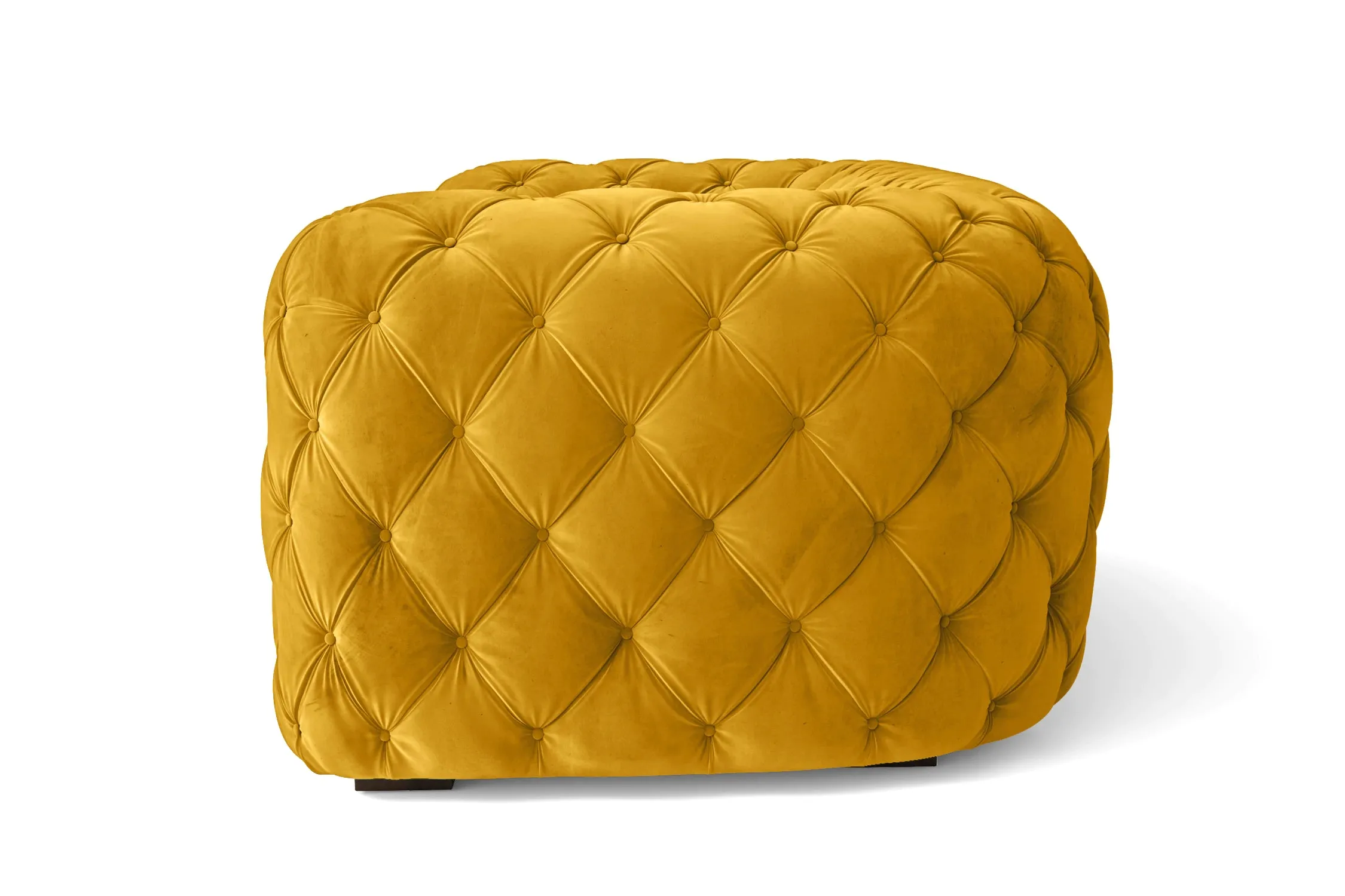 Lecce Armchair Yellow Velvet