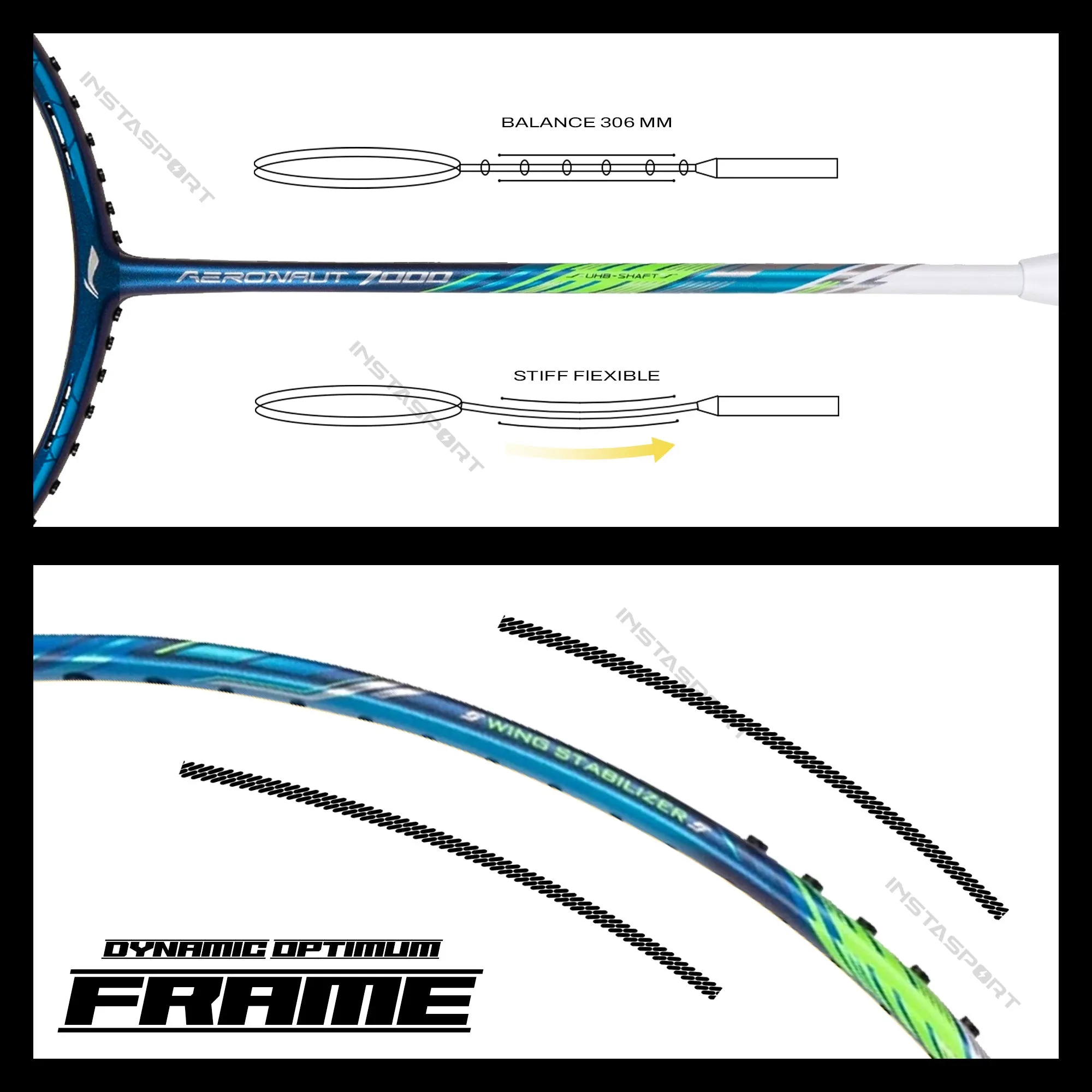 Li-Ning Aeronaut 7000 Unstrung Badminton Racket