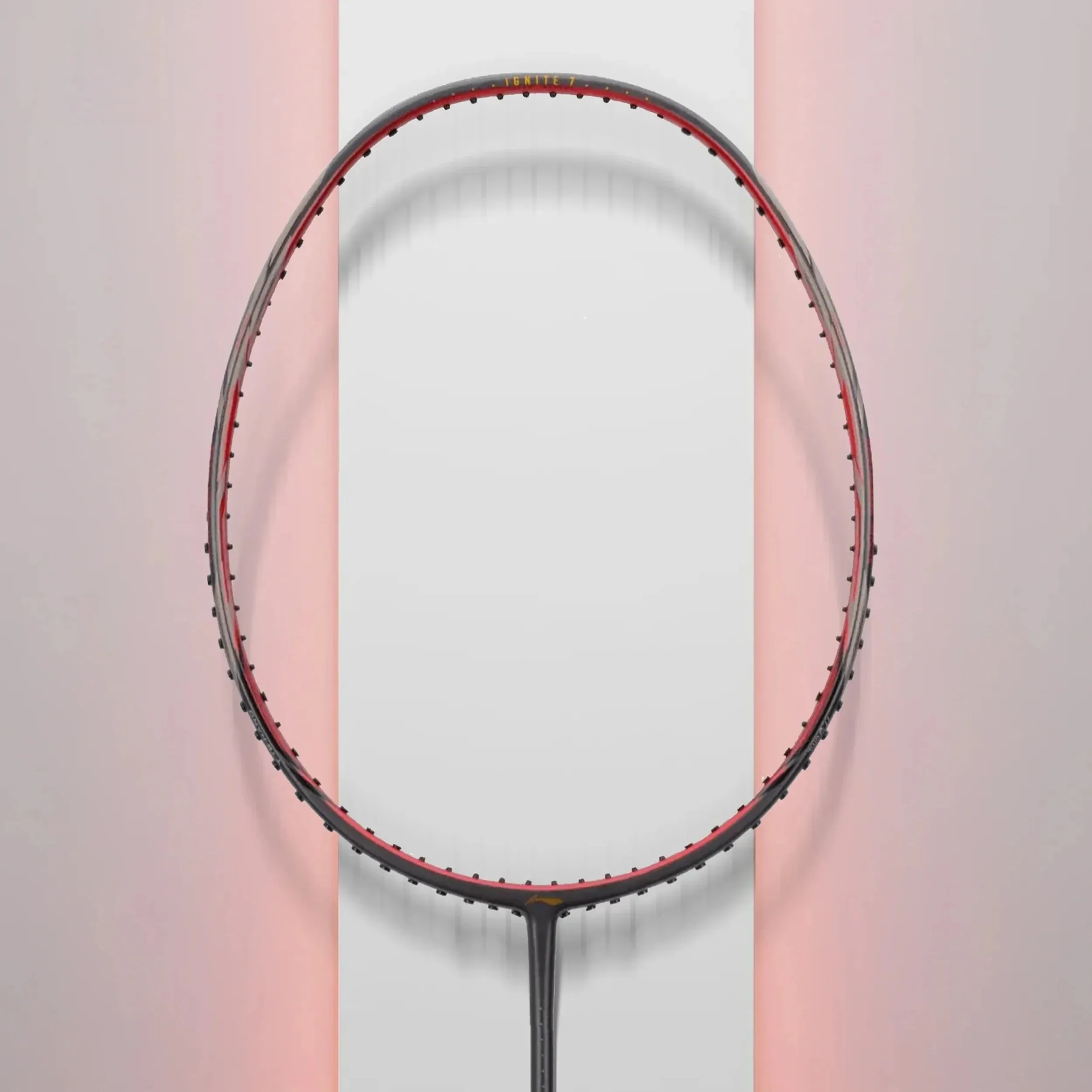 Li-Ning Ignite 7 Badminton Racket (Dark Grey/ Red)