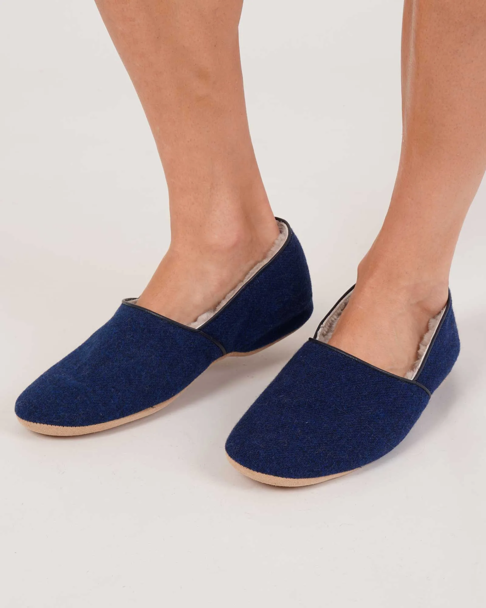 Men's Anthony Sheepskin Slippers - Royal
