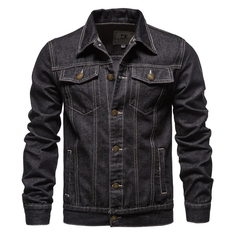 Mens Denim Jacket  Casual and Comfortable Jacket