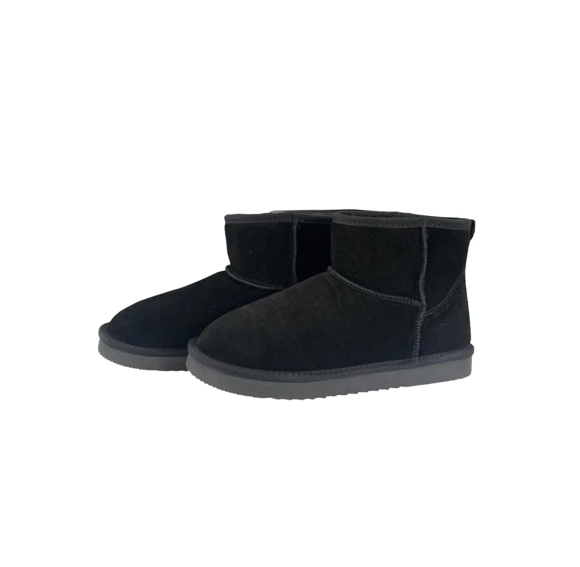 Mens Grosby Juneau Boot Slippers Black