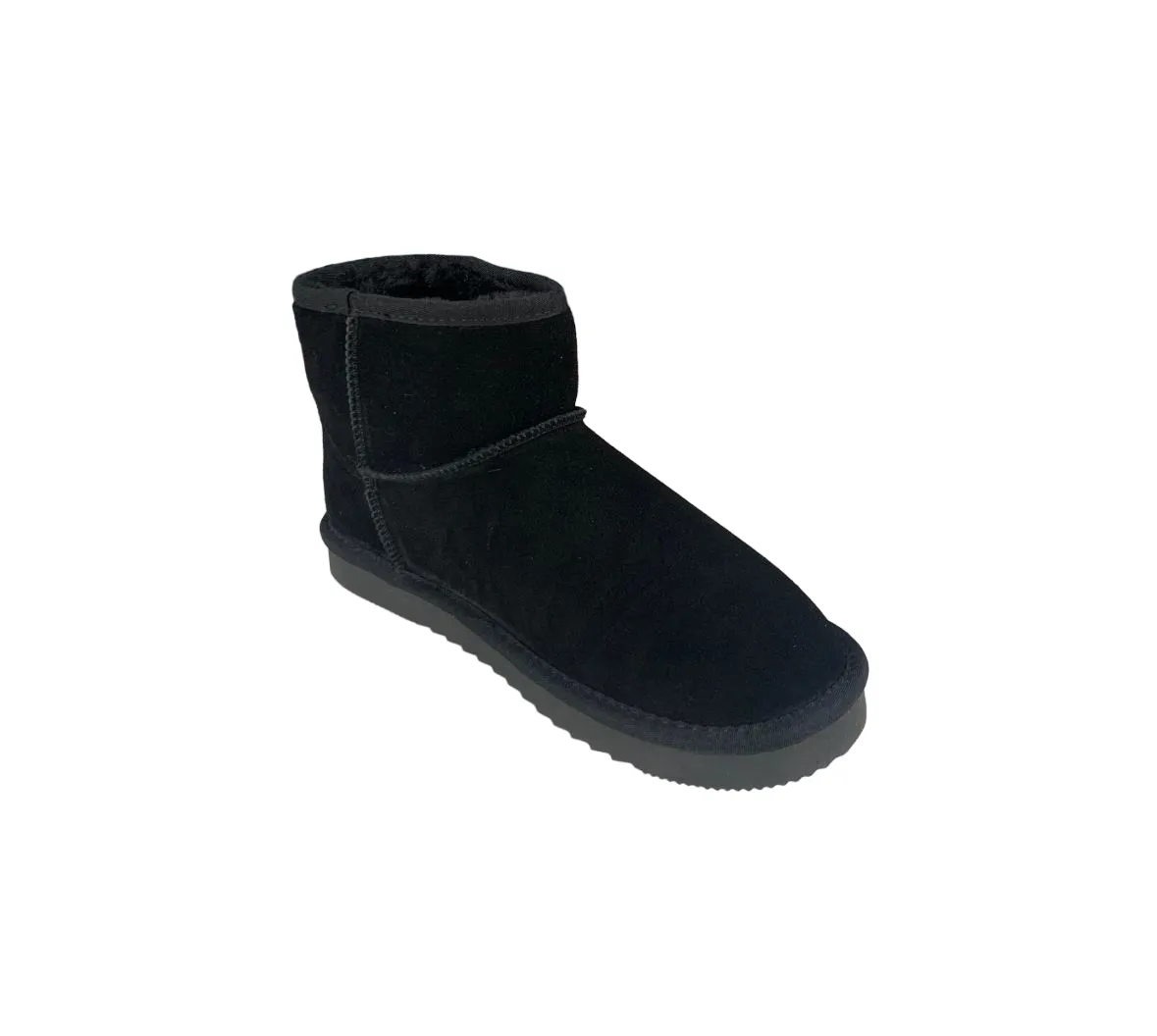Mens Grosby Juneau Boot Slippers Black