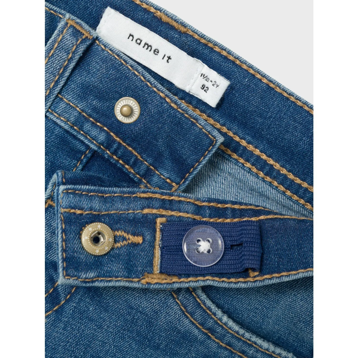 Name It Medium Blue Denim Silas Slim Denim Shorts