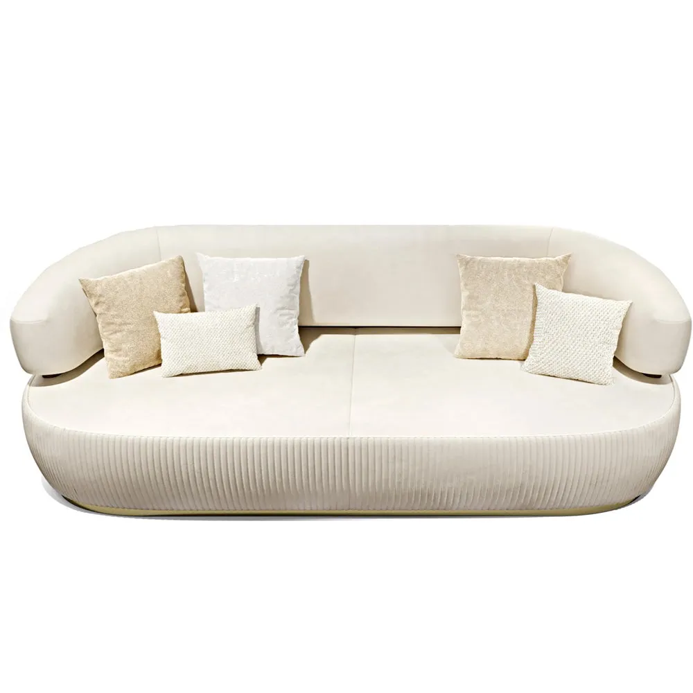 Nova 3-Seater Velvet Sofa in  – Luxurious Comfort, L230cm x W110cm x H86cm