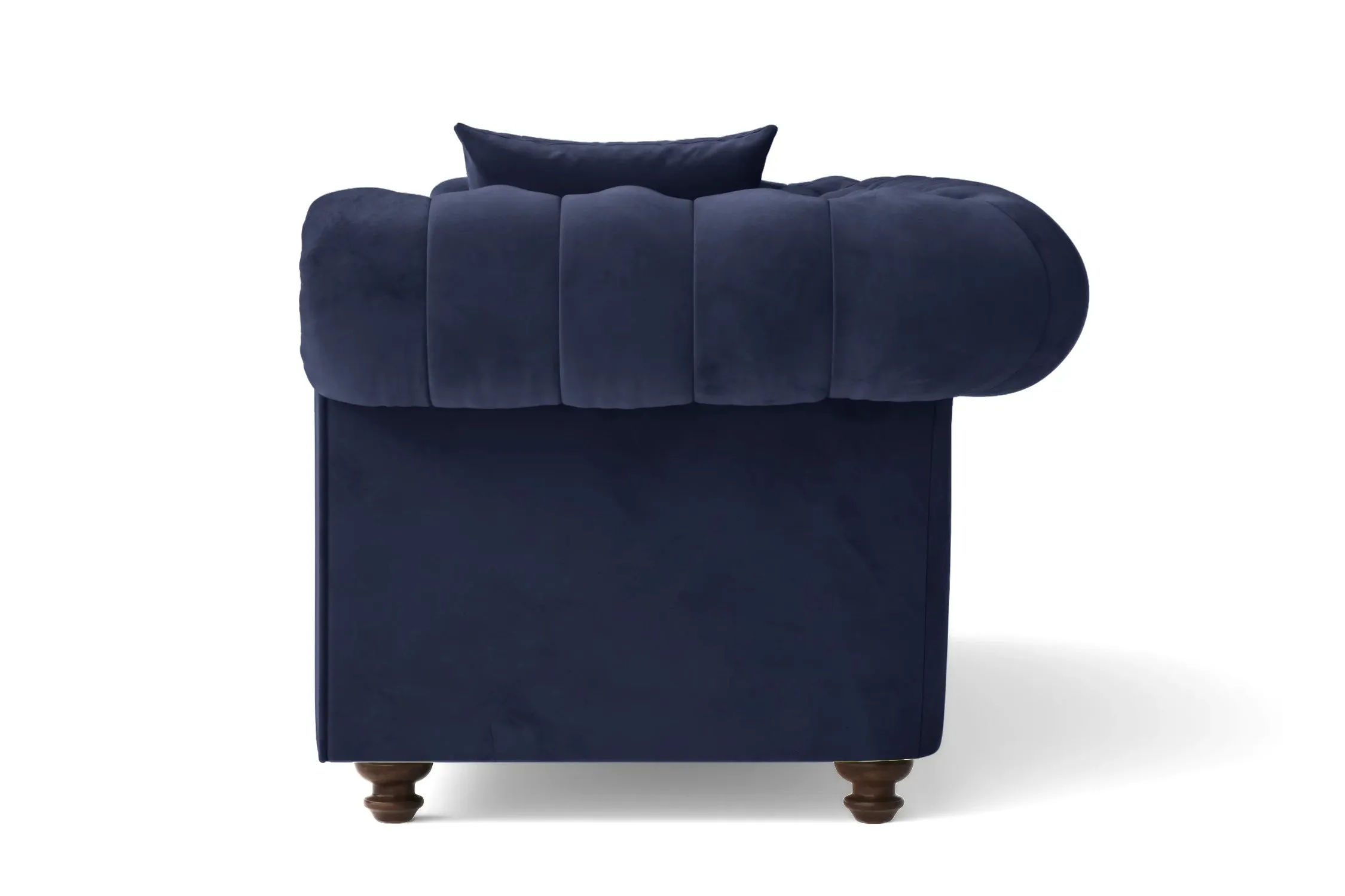 Pesaro Armchair Dark Blue Velvet