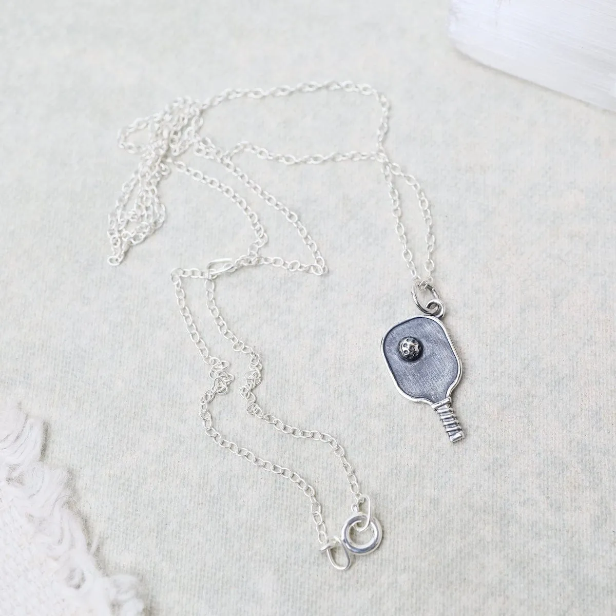 Pickleball Paddle Pendant Necklace