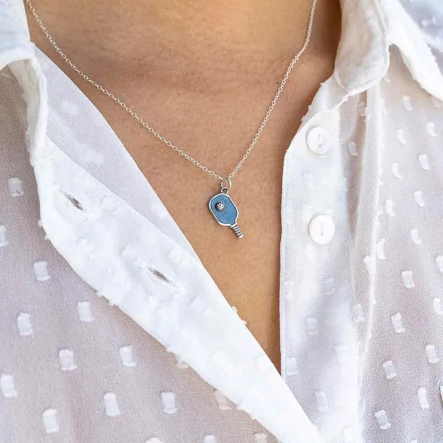 Pickleball Paddle Pendant Necklace