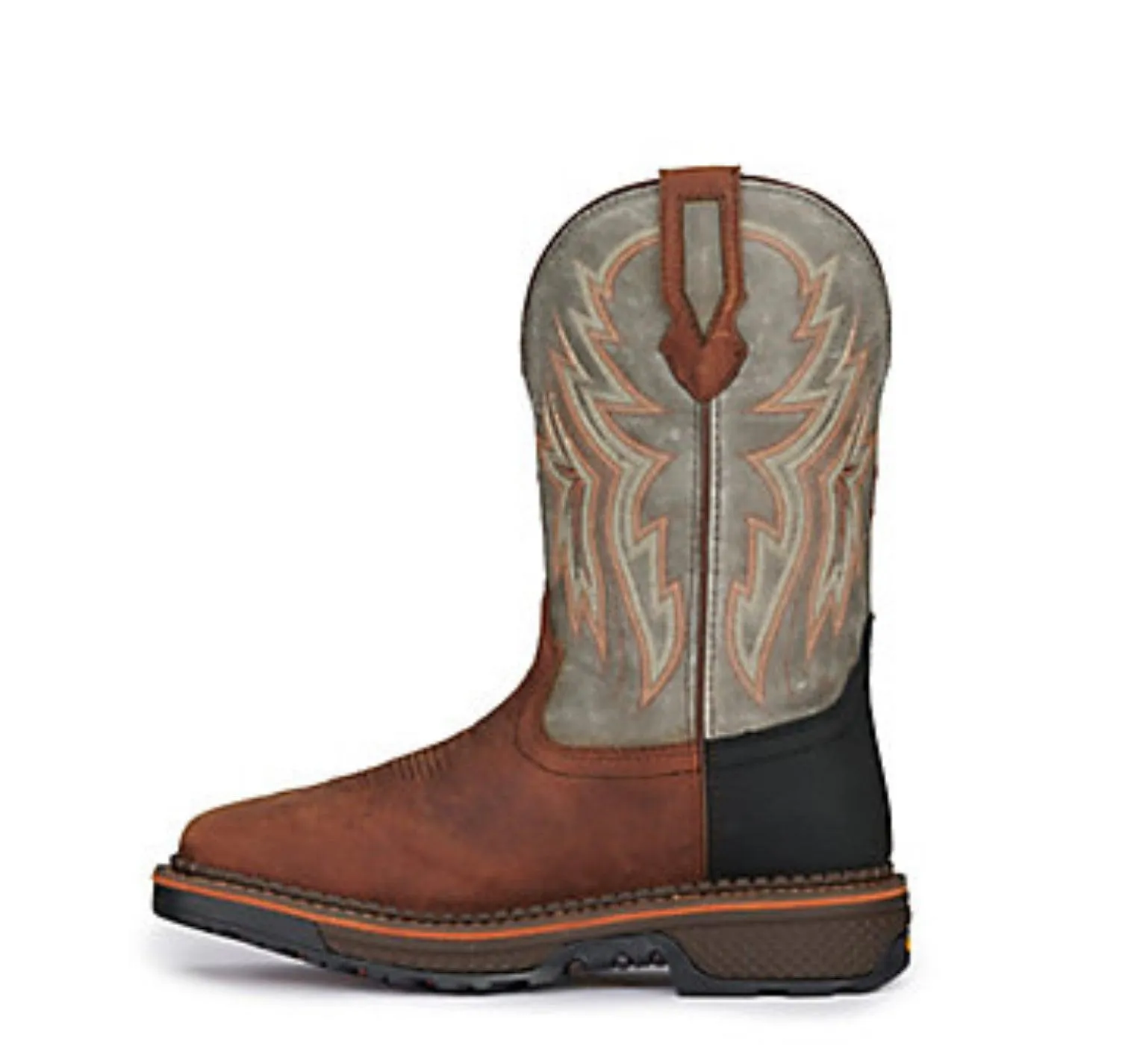 R. Watson Men's Hazel Bay/Smoke Grey Composite Toe Cowboy Work Boots RW1202CTWP