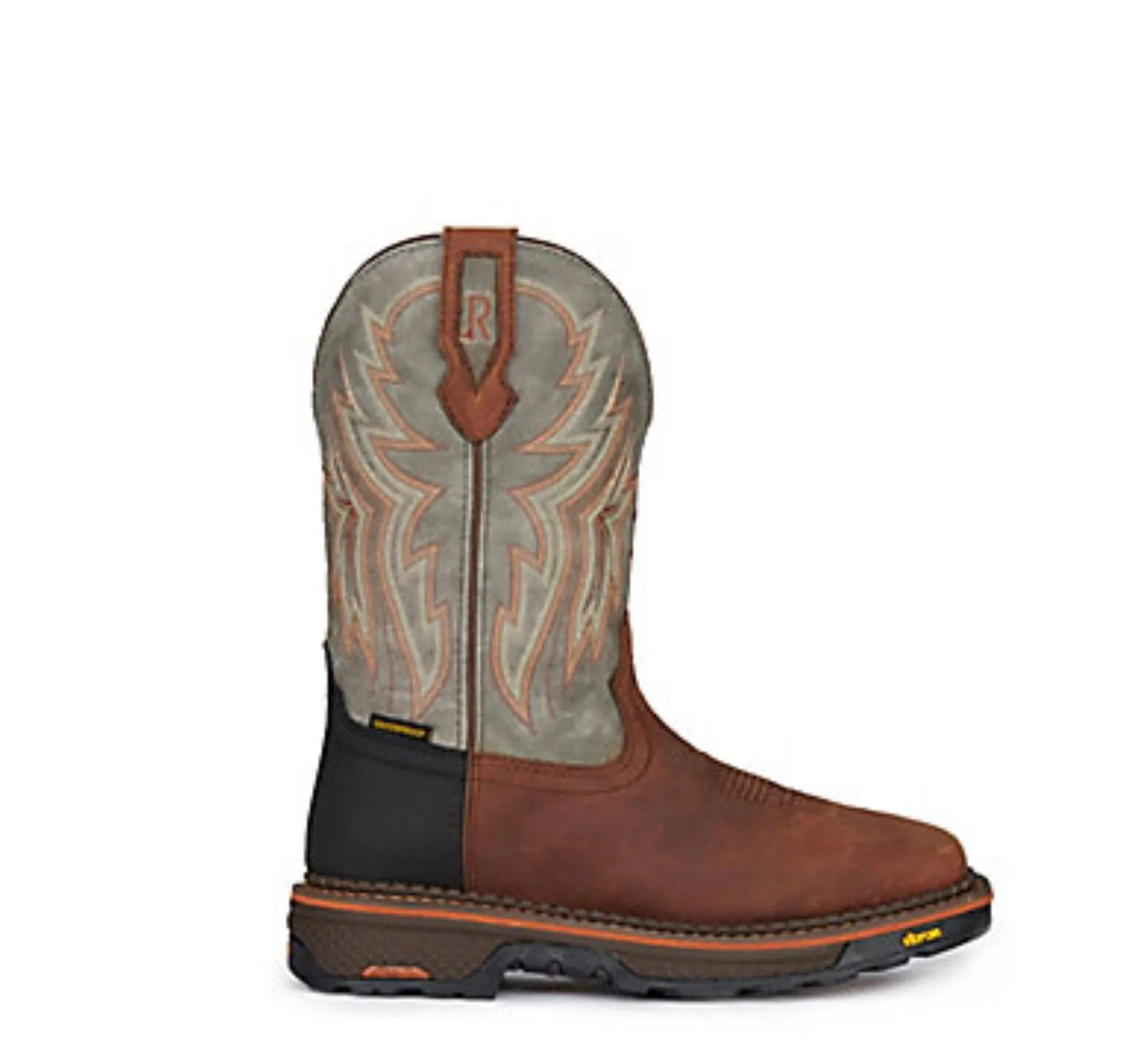 R. Watson Men's Hazel Bay/Smoke Grey Composite Toe Cowboy Work Boots RW1202CTWP