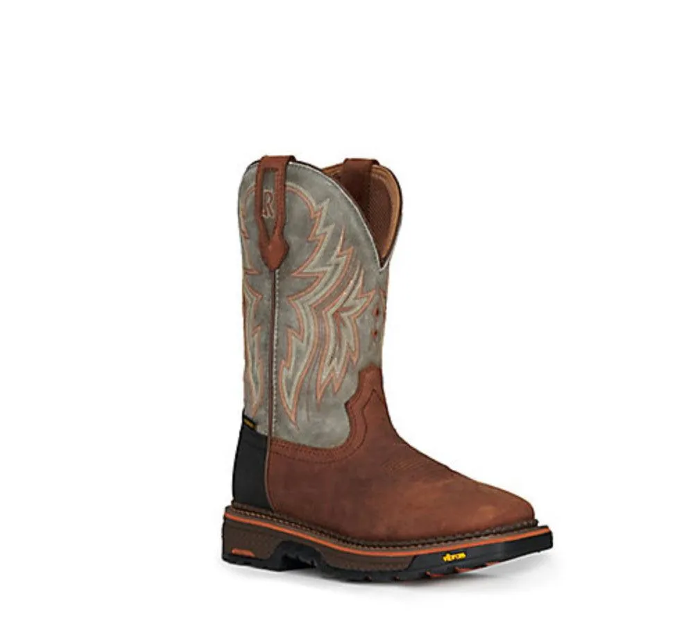 R. Watson Men's Hazel Bay/Smoke Grey Composite Toe Cowboy Work Boots RW1202CTWP