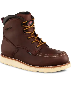 Red Wing Shoes Men's Waterproof Composite Toe, Moc Toe Boots (2415) - Red Oak