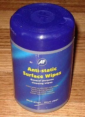 SafeClens Moist Antistatic Wipes for Plastic (Pkt 100) - Part # AXPCC100S