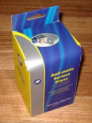 SafeClens Moist Antistatic Wipes for Plastic (Pkt 100) - Part # AXPCC100S