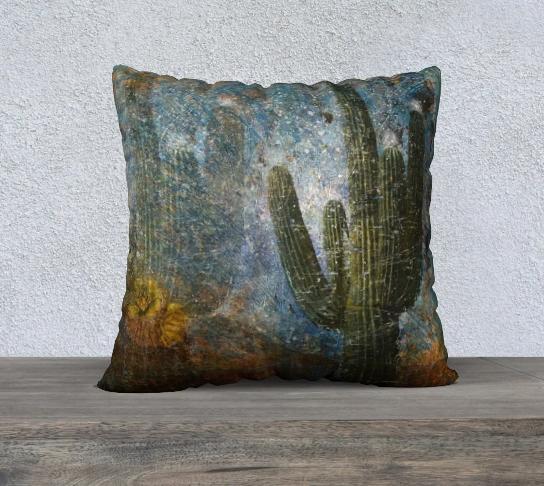 Saguaro - 22"x22"