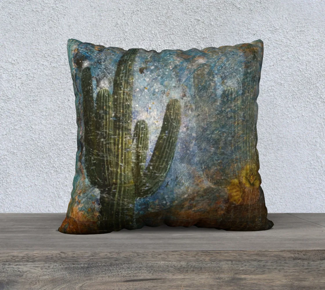 Saguaro - 22"x22"