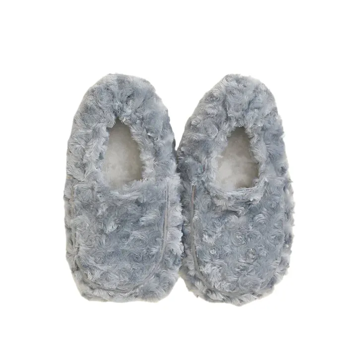 Slippers - Curly Grey