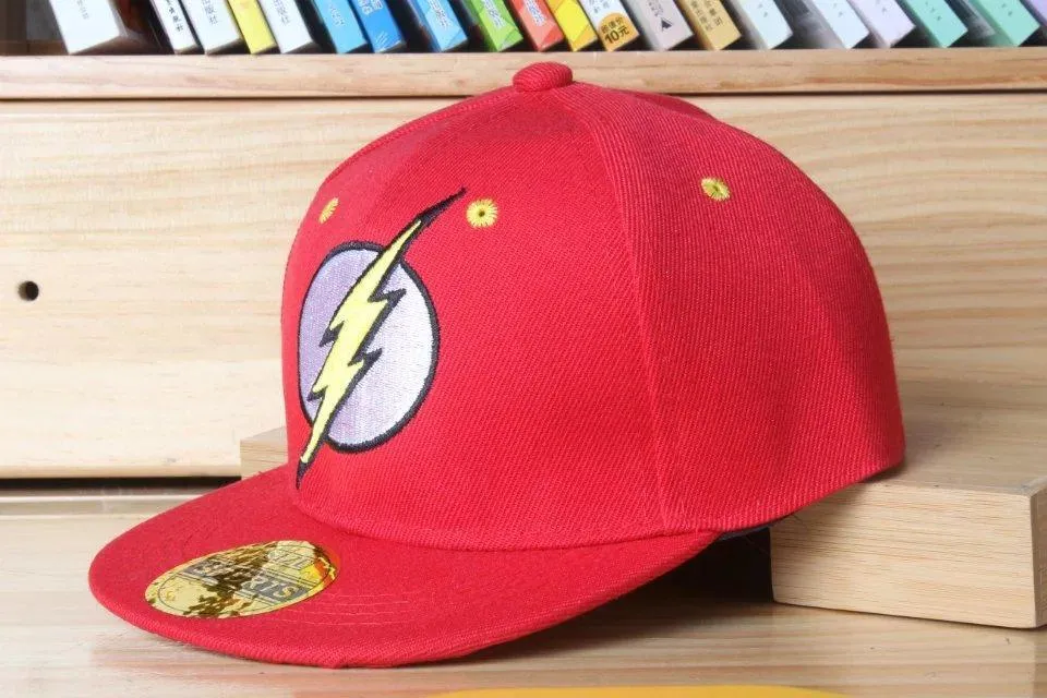 The Flash- Lightning Bolt Snap-back Caps