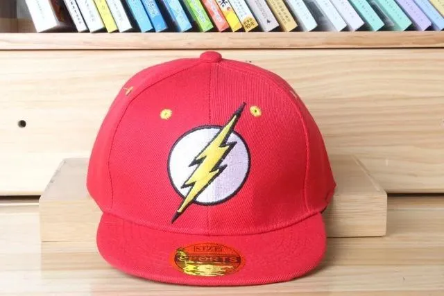 The Flash- Lightning Bolt Snap-back Caps
