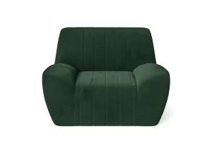 Trapani Armchair Green Velvet