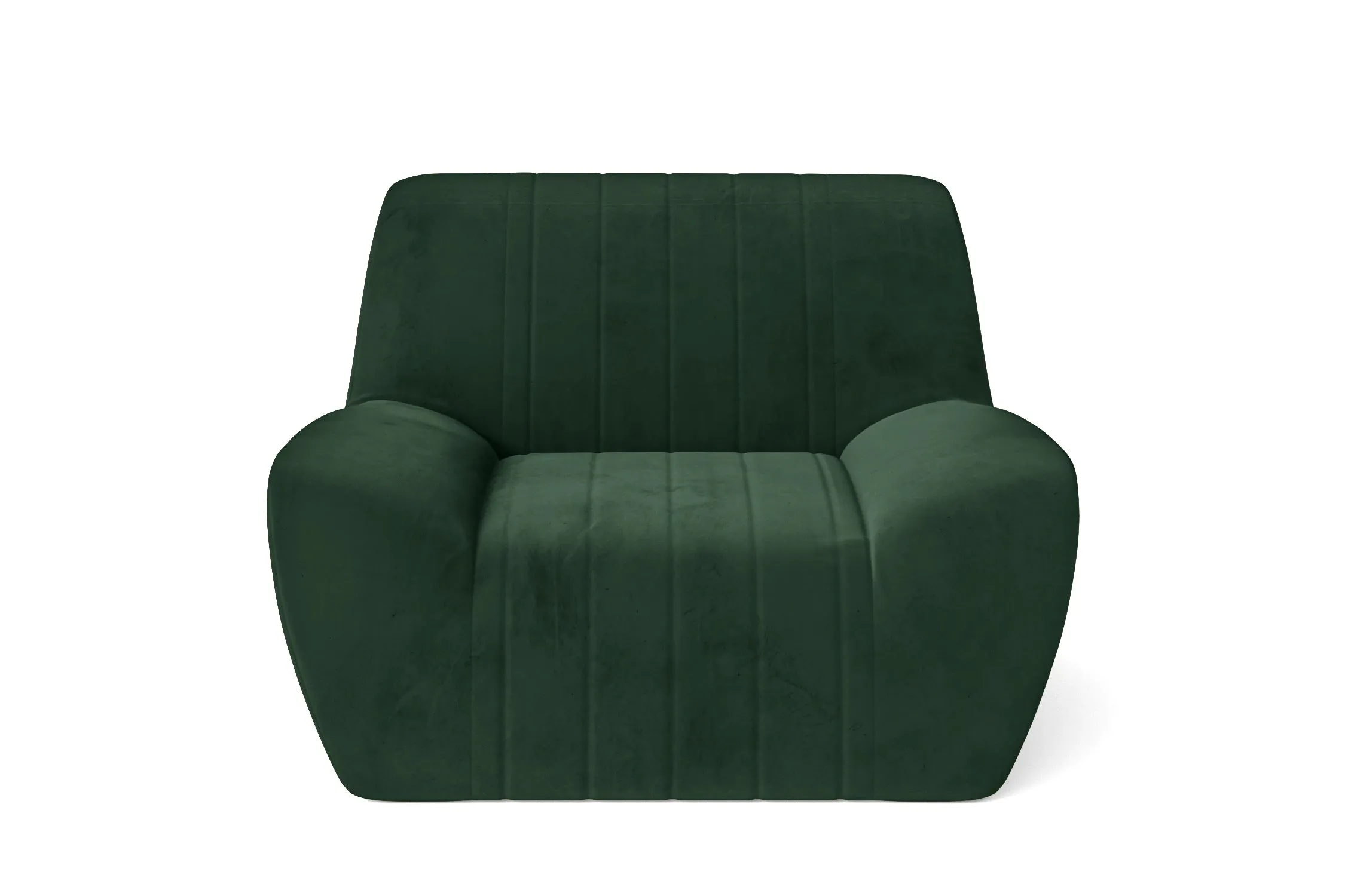 Trapani Armchair Green Velvet